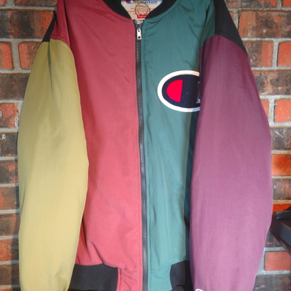 🔥🔨💥GUC FW17 Supreme Champion Color Blocked Jacket.🔥🔨💥